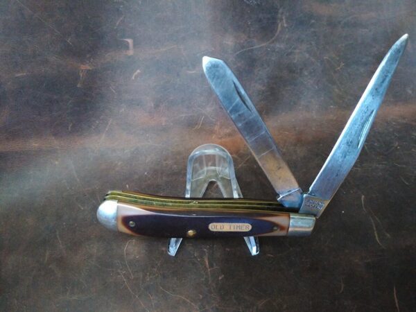 Old Timer 94OT Gunstock Trapper 2 Blade Pocket Knife [Used – Excellent Cond.] Collectible Knives