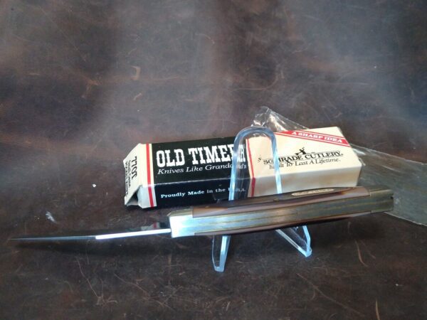 Vintage Schrade USA Old Timer 77OT Large 2 Blade Improved Muskrat Small Game Pocket Knife In Orig. Packaging [Unused – Pristine Mint Cond.] Collectible Knives