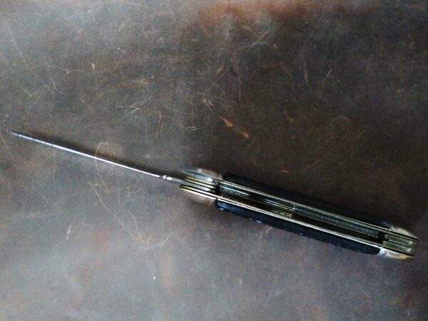 Vintage ‘The Ideal’ Large 2 blade Jack Knife w/ Black Handle [Unused – Mint Cond.] Collectible Knives