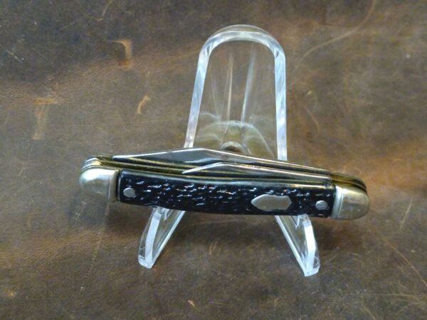 Vintage ‘The Ideal’ Small 2 blade Jack Knife w/ Black Handle [Unused – Pristine Cond.] Collectible Knives