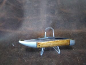 Vintage Case XX USA 1940’s Fish Knife with Scaler Blade – Custom wood handle scales[Used – Near Mint Cond.] Case XX™