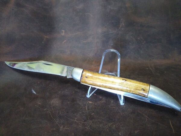 Vintage Case XX USA 1940’s Fish Knife with Scaler Blade – Custom wood handle scales[Used – Near Mint Cond.] Case XX™