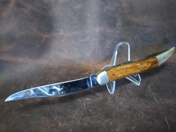 Vintage Case XX USA 1940’s Fish Knife with Scaler Blade – Custom wood handle scales[Used – Near Mint Cond.] Case XX™