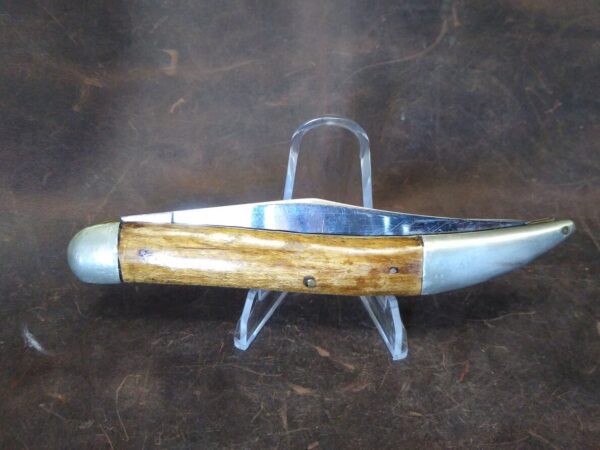 Vintage Case XX USA 1940’s Fish Knife with Scaler Blade – Custom wood handle scales[Used – Near Mint Cond.] Case XX™