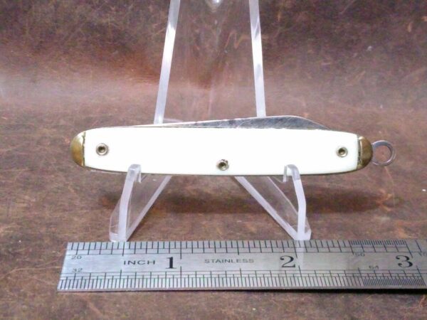 Vintage HIT USA Single Blade pocket knife(w/FOB Ring)[Unused – Mint Cond.] Collectible Knives