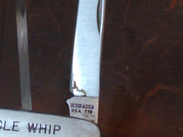 Vintage Schrade 778 Stainless Steel folding pocket knife(Handle etched; ’55th Anniversary of Miracle Whip 1988′) [Used – Mint Cond.] Collectible Knives