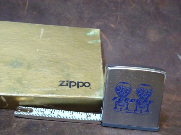 Vintage Zippo Money Clip Knife and Tape Measure in original packaging. Etched ‘Fordway’ – Ford Gum & Machine Gumball Machine Co. Promo Set[Unused – Pristine Cond.] Collectible Knives