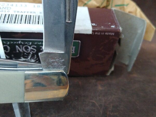 Bear & Sons Cutlery Large G10 Trapper Knife with Orig. Box and Paperwork [Unused – Pristine Mint Cond.] Bear & Son Cutlery