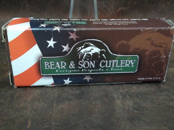 Bear & Sons Cutlery Large G10 Trapper Knife with Orig. Box and Paperwork [Unused – Pristine Mint Cond.] Bear & Son Cutlery