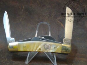 Owl Head, Munich Iron Works Solingen, Germany - Pearl Handle 4 Blade Pocket Knife[Used - Pristine Mint Cond.]