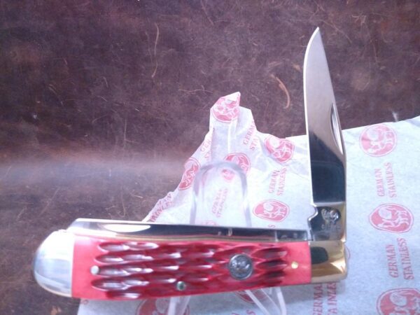 Hen & Rooster™ HRI312-RPB 4.125″Red Pick Bone 2 Blade Trapper 4116gs  [Unused-Pristine Mint Cond.] Everyday Carry[EDC]