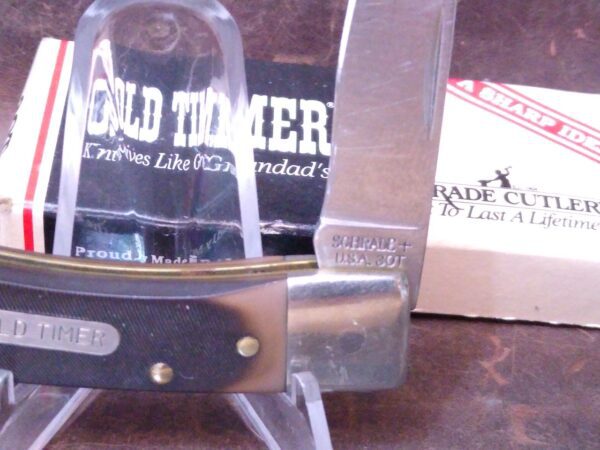 Vintage Old Timer 30T Bearhead Lockback pocket knife with packaging 1998 Made in USA [Used – Mint Cond.] Collectible Knives