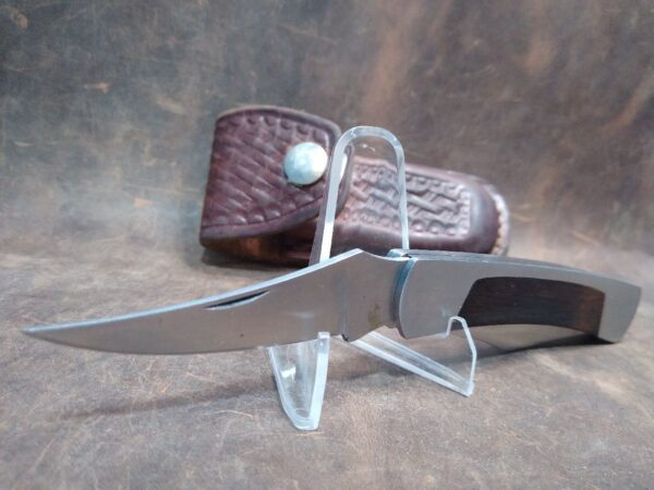 Vintage Camillus Silver Sword Brand, 2 Blade Pocket Knife with leather sheath[Used – Excellent Cond.] Camillus Cutlery