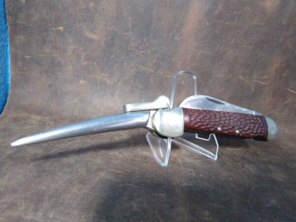 Vintage Camillus Marlin Spike Sailor’s Knife w/Sheepsfoot Blade and Lever-Locked Spike [Used – Excellent Cond.] Camillus Cutlery