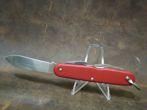 Vintage Boy Scouts Of America(Bsa) Made in USA Imperial 4 blade Pocket Knife w/Red Scales [Used – Mint Cond.] Camp Knives