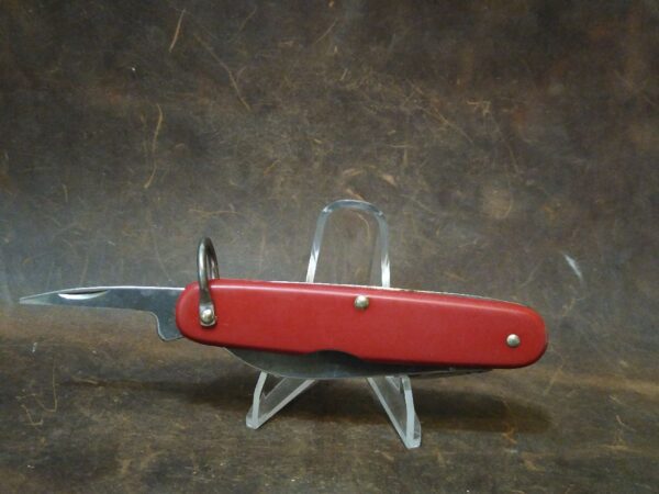 Vintage Boy Scouts Of America(Bsa) Made in USA Imperial 4 blade Pocket Knife w/Red Scales [Used – Mint Cond.] Camp Knives