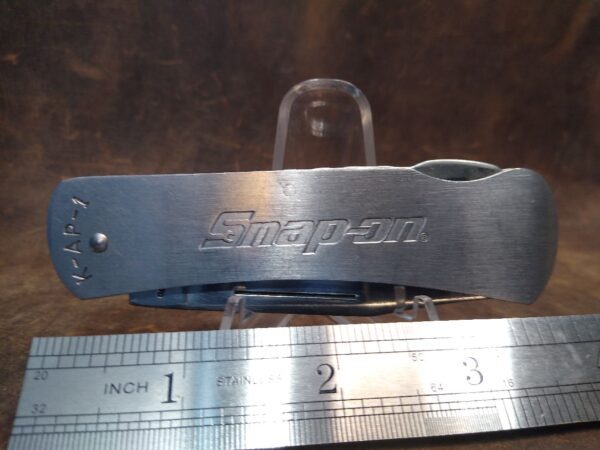 Vintage Snap-On K-AP-1, Sheffield England Stainless Lock-back Pocket Knife[Used – Mint Cond.] Collectible Knives