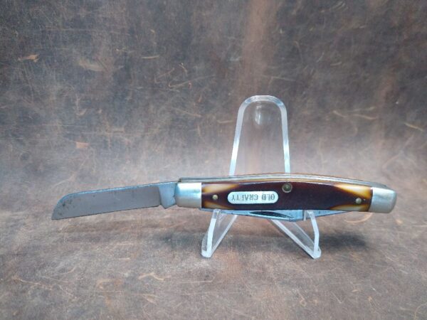 Vintage Sears Craftsman 9546 ‘Old Crafty’ Medium Stockman 3 blade pocket knife [Used – Mint Cond.] Collectible Knives