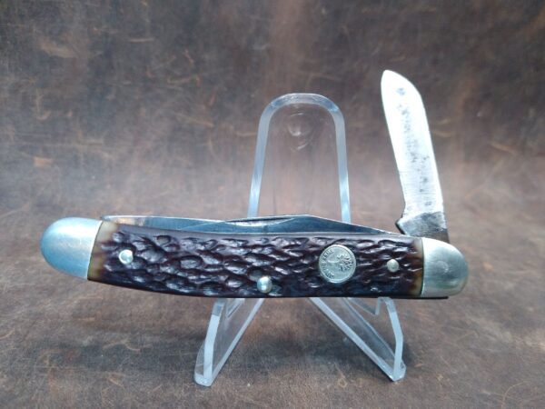 Vintage Böker USA Tree Brand Jigged Bone Handle 8588 medium 3 Blade Stockman Knife – 1983  [Used – Very Good Cond.] Böker