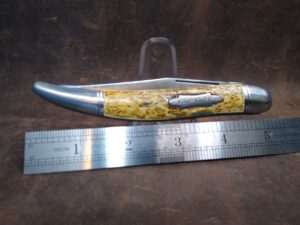 Vintage Imperial Prov. R.I. USA Large Fish Knife with opener/scaler blade[Used – Excellent Cond.] Collectible Knives