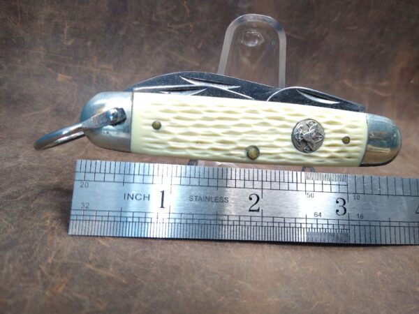 Vintage Ulster USA Boy Scouts Badge Folding Camp knife w/Bail[Used – Excellent Cond.] Camp Knives