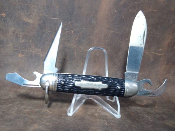 Vintage Imperial Prov. USA Kamp-King 4 Blade Large Folding Camp knife[Used – Excellent Cond.] Camp Knives