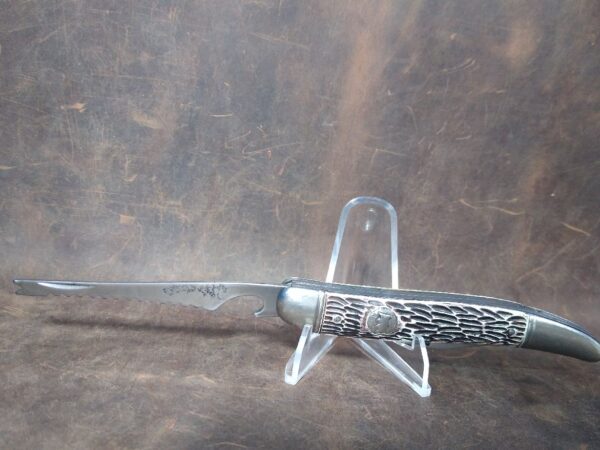 Vintage Imperial Prov. R.I. USA Medium Fish Knife with opener/scaler blade[Used – Excellent Cond.] Collectible Knives