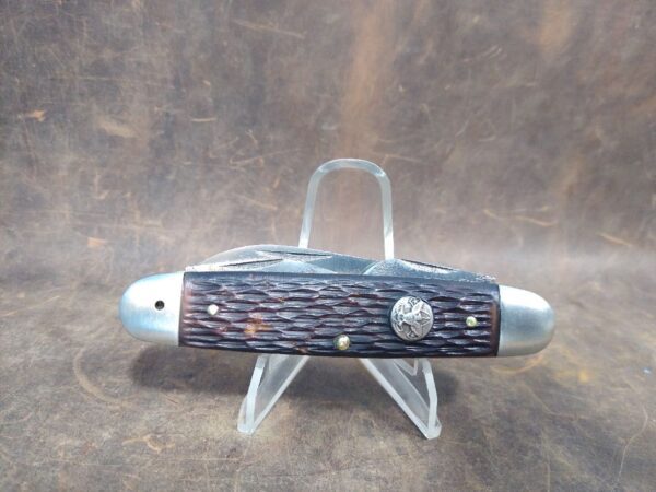 Vintage Ulster USA Boy Scouts Badge 4 blade Folding Camp knife w/Bail[Used – Very Good Cond.] Camp/Scout Knives