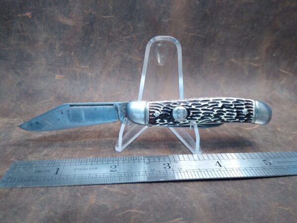 Vintage Imperial Prov. USA Medium 2 Blade Peanut Jack knife[Used – Excellent Cond.] Collectible Knives