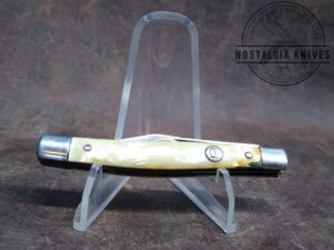 Vintage Imperial Frontier 2 blade Jack Knife w/Yellow Cracked Ice Handle[Used - Excellent Cond.]