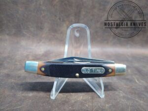 Schrade Old Timer 33OT Medium 2 Blade Pocket knife with Sawcut Delrin Scales [Unused Cond.]
