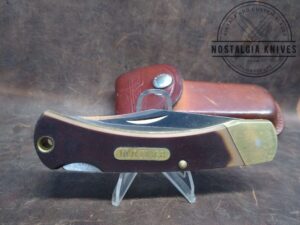 Vintage Schrade+ U.S.A. 6-OT Large  Old Timer Lock-back Knife with Original Leather Sheath[Used - Excellent Cond.]